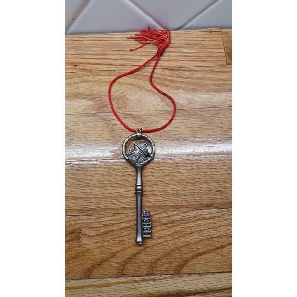 Hallmark HoHoHo Santa Key Silver - Picture 1 of 3